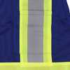 Radians Hi-Vis Econ TpO/Cl1 Two Tone Safety Vest-Blu-3X SV22-1ZBLM-3X
